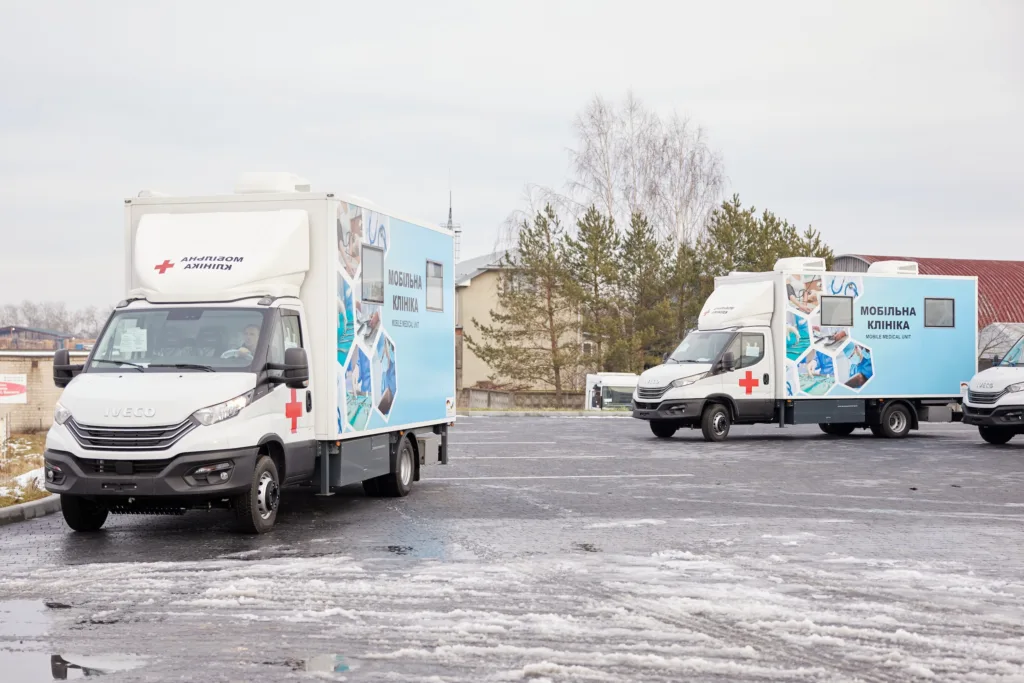 Hromadas in six oblasts of Ukraine received mobile clinics with the support of the German government