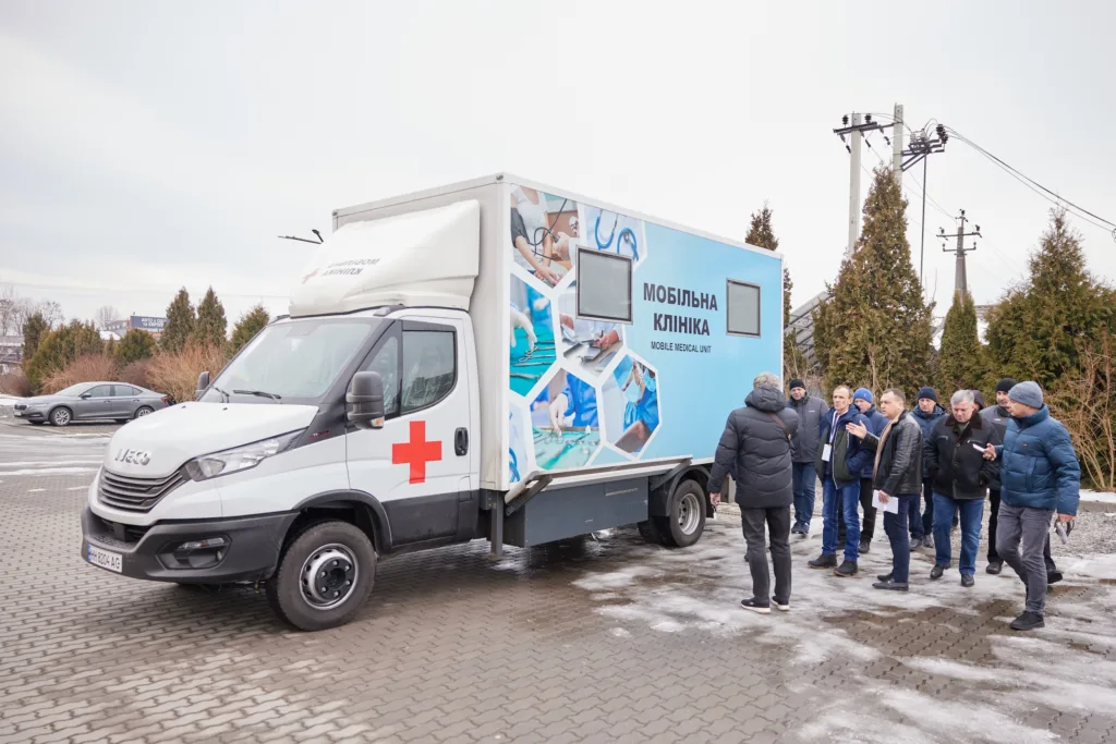 Hromadas in six oblasts of Ukraine received mobile clinics with the support of the German government