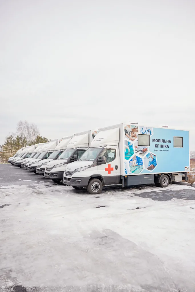 Hromadas in six oblasts of Ukraine received mobile clinics with the support of the German government