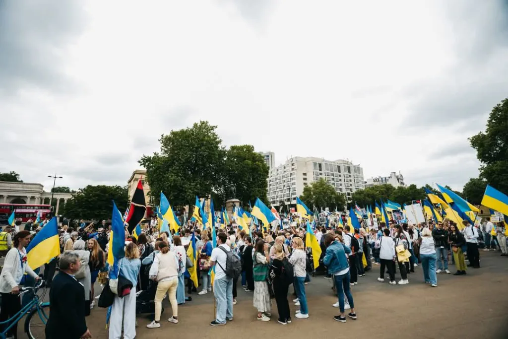 Марш вишиванок у Лондоні присвятили українським дітям