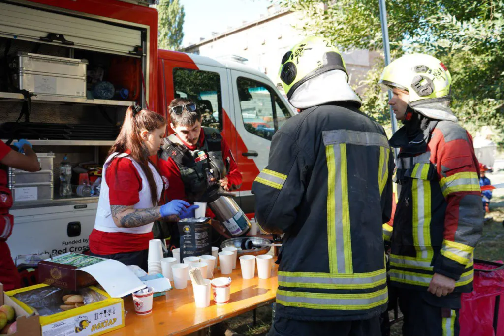 The Ukrainian Red Cross is assisting victims of the mass attack in Kyiv 23 The Ukrainian Red Cross is assisting victims of the mass attack in Kyiv