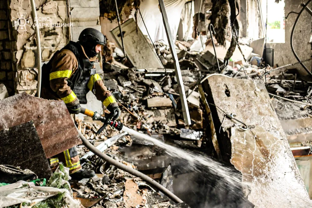 The number of victims has risen in Kharkiv after a drone strike — including two children